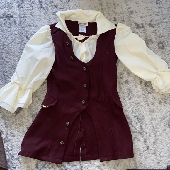 RARE Disney Parks Pirate Costume Size Medium Boys 10 12 Exclusive Caribbean - Picture 2 of 6